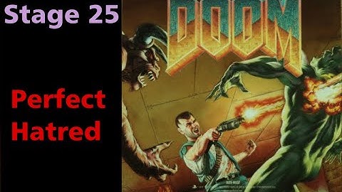 Ultimate Doom Perfect Hatred (100%) Stage 25 - PSX Walkthrough