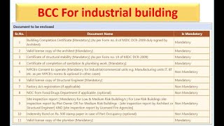 BCC | APPLICATION FOR BCC | OCCUPANCY CERTIFICATE | screenshot 1