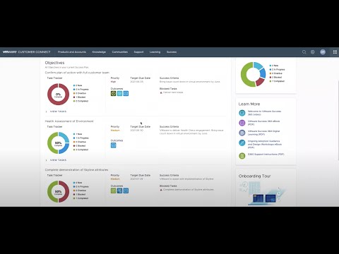 VMware Customer Connect Success Demo