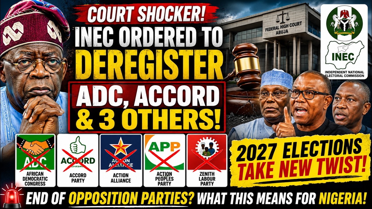 INEC Ordered To Deregister ADC, Accord & 3 Others | 2027 Elections Take New Twist