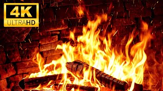 🔥 Evening Fireplace Chill: Cozy Crackles & Gentle Flickering Flames in 4K