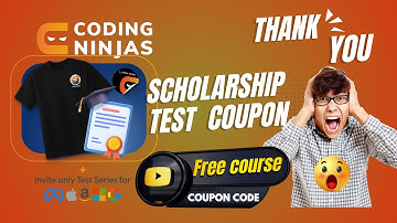 Coding Ninjas Scholarship Test Coupon Code || All about CNSAT  || Coding  Ninjas Scholarship Test