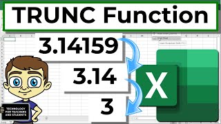 The Excel TRUNC Function