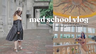 (last) med school vlog 🎓 med school q&amp;a + ust med graduation batch 2022 / kristine abraham