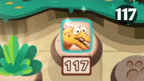 Dino Bash level 117 (New Dino Spino) Android walk-through Gameplay...!