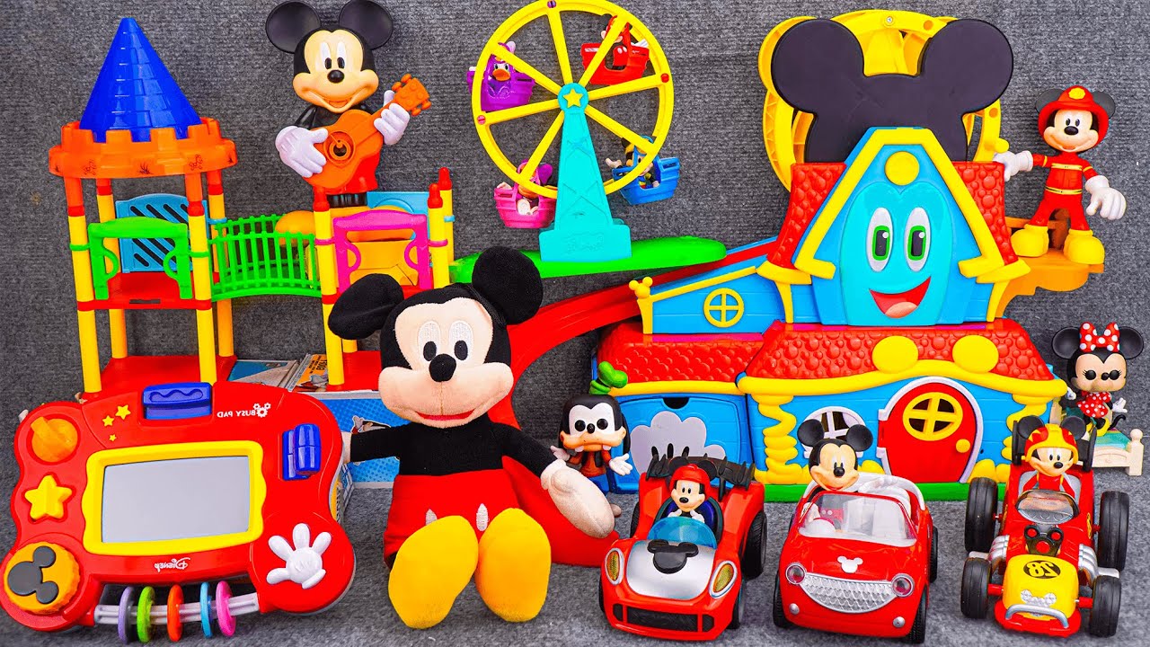 Satisfying with Unboxing Disney Mickey Mouse Jumbo Fun House Playset | Review Toys ASMR