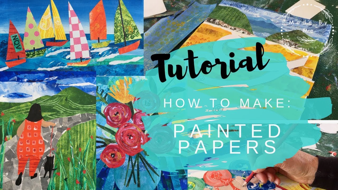 How to Make Painted Paper