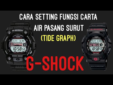 CARA SETTING TIDE GRAPH UNTUK GSHOCK !!