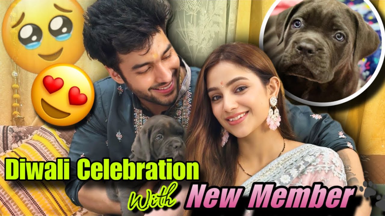 OUR NEW FAMILY MEMBER 🥹🐾| @tusharshrutivlogs 