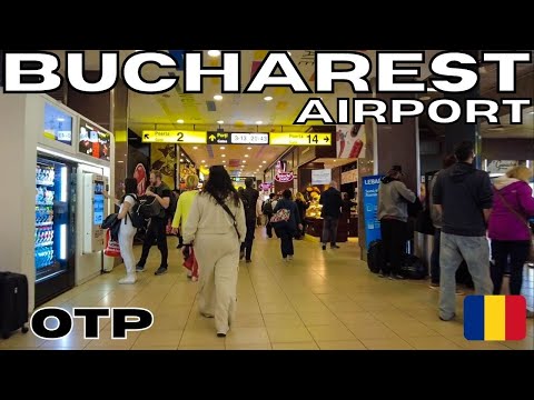 Romania Bucharest Henri Coandă International Airport OTP | Full Walk Tour