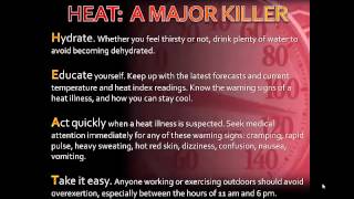 Monsoon Awareness Week - Heat Stress