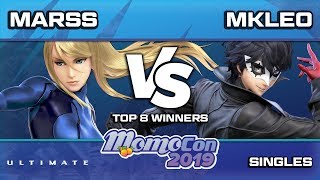 Momocon 2019 SSBU - Fox | MKleo(Joker) vs PG | Marss(ZSS)  Winners Semis