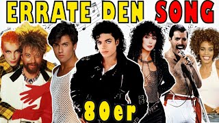 Errate den Song 80er Musik Quiz | Lieder Die Jeder Sofort Kennt | Rate die legendären 80er Songs!