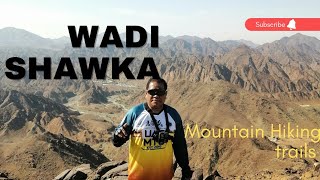 My 1st Mountain Hiking @wadiShawka Ras Al Khaima