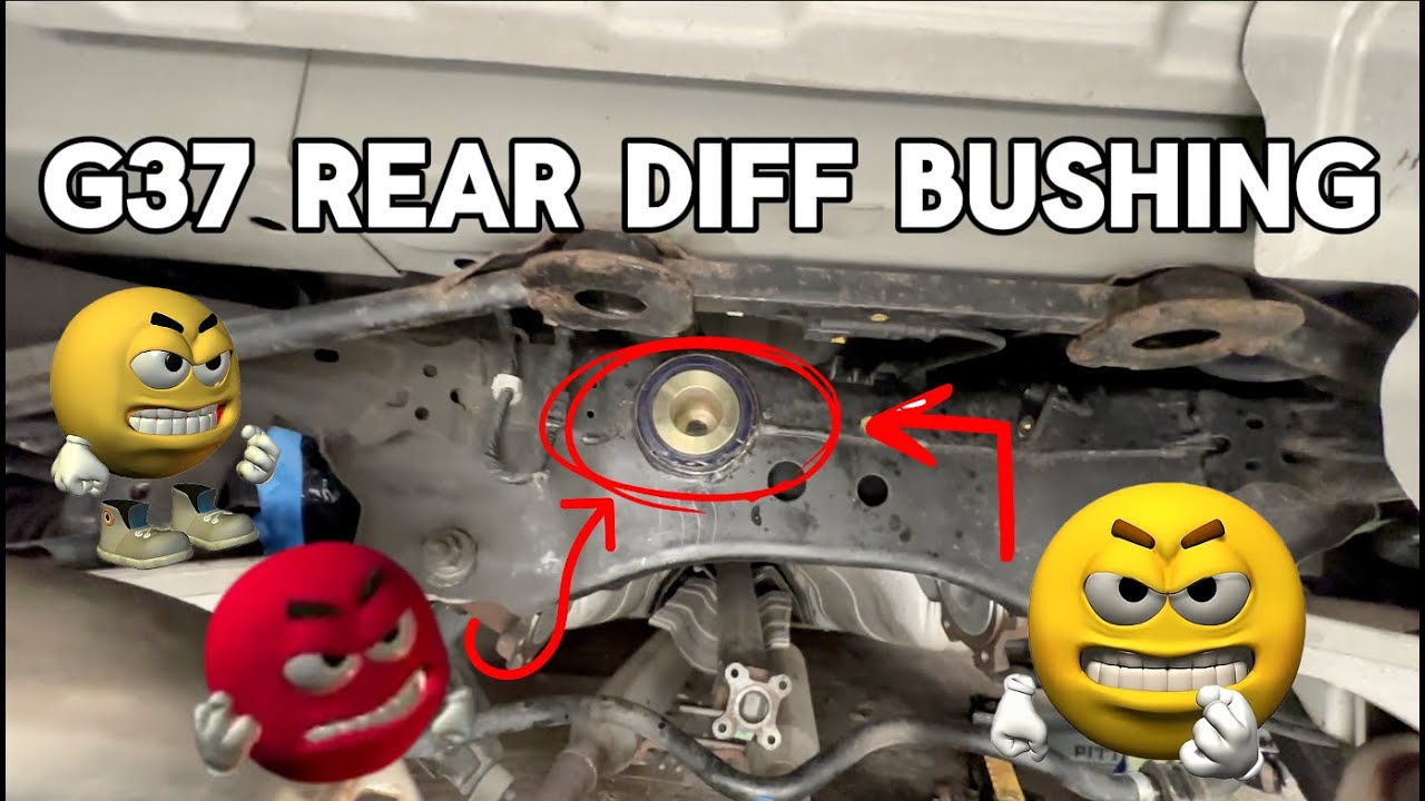 G37 coupe manual Z1 Rear Diff Bushing Install(S1E9)
