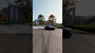 Brutal Brabus 800, originally a ‘18 Mercedes Benz AMG E63 S, in a car park on Forza Horizon 6