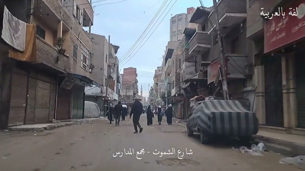 لفة بالعربية من اخر عزبة السوق الي الكوبري بنها