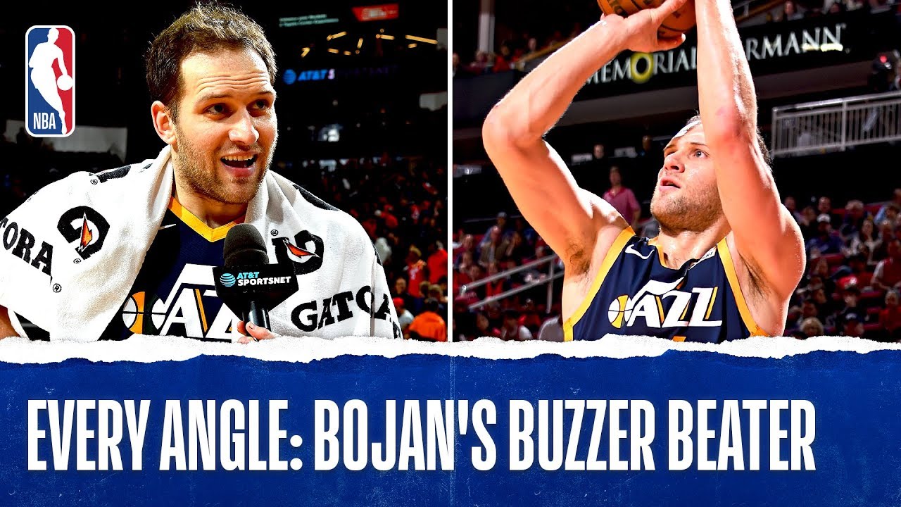 Utah Jazz Forward Bojan Bogdanovic Buries Buzzer-Beater To Beat