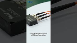 Fluorescent fiber optic temperature measurement module all-in-one temperature monitoring device