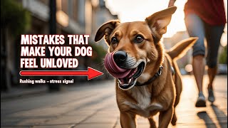 MISTAKES That Make Your Dog Think You Don't Love Him!