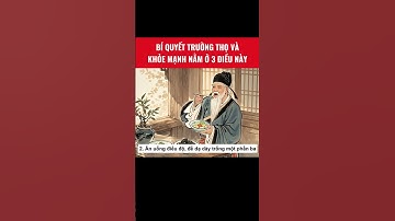 Bí quyết trường thọ mà vẫn khỏe mạnh nằm ở 3 điều này