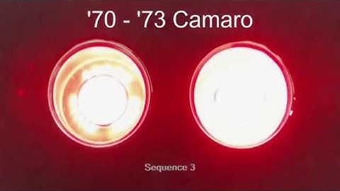 1970 - 1973 Camaro Sequential LED Tail Lights by Easy Performance Products