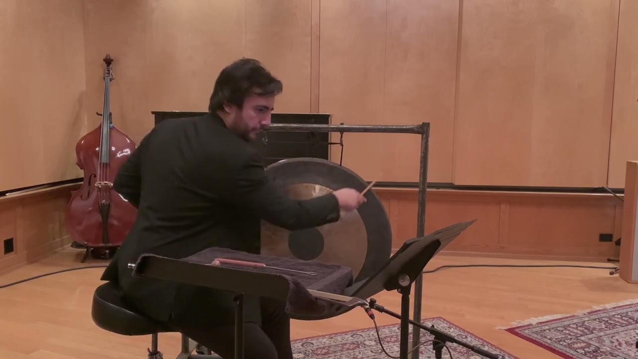 Ignition from "Angel's Bone" by Du Yun – Joshua Lauretig, oboe, Juan Herrera, tam-tam