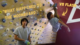 Moonboard Gone Soft? A Session on the Hardest New Benchmarks