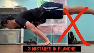 3 mistakes In Planche progress (common/unknown mistakes)
