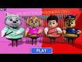PAW PATROL GIRLS vs BOYS! BARRY'S PRISON RUN! #roblox #obby