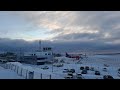 Winter day at Turku Airport