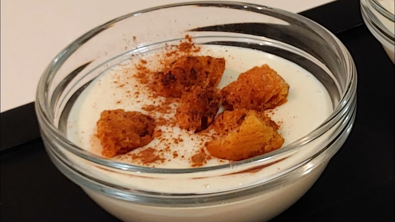 Gachas dulces con leche