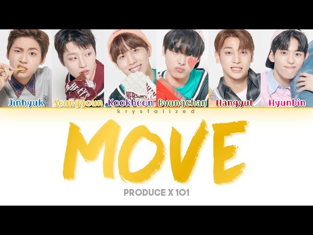 ウィウン　直筆メッセージ　produce101 PRODUCE X 101] SIXC (6 Crazy) - MOVE (움직여) (Prod. by ZICO