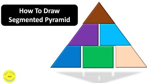 How to Draw segmented pyramid in PowerPoint