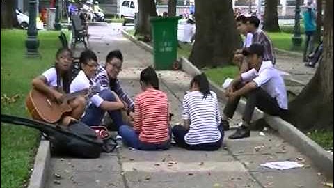 Thực trạng xả rác tại công viên