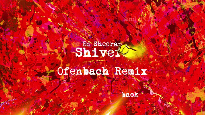 Ed Sheeran Shivers Ofenbach Remix (Official Audio)