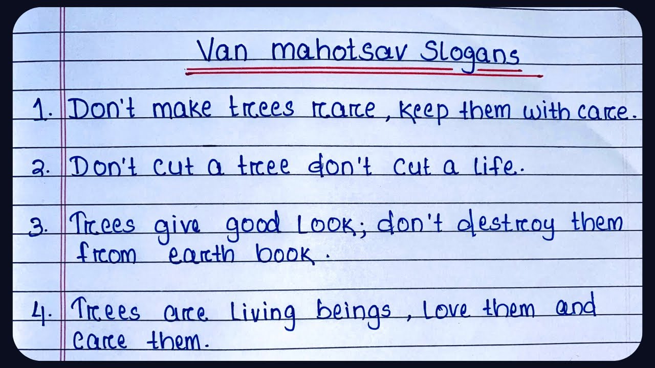 Best Slogans on SAVE TREES in English  slogan writing for van mahotsav   Save Trees, Save Earth