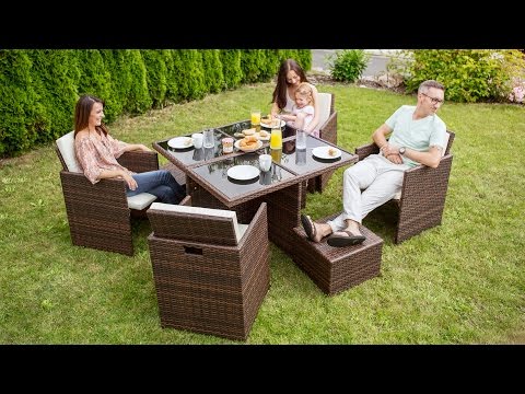 rattanset-manhattan-|-tectake