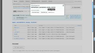 Using an empty module to bootstrap development with Open Wonderland