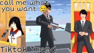 Call me want you want||Tiktok Trend||MV||sakura school simulator||Sakura Semei screenshot 5