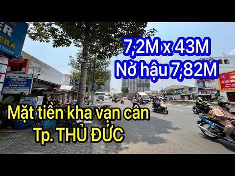 Video Bán nhà mặt tiền Kha Vạn Cân TP. Thủ Đức | tổng 320m... - youtube
