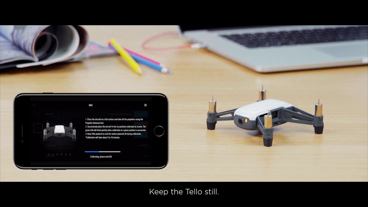 how to calibrate tello drone