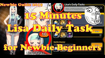 Destiny Child Global Guide Lisa Daily Task everyday for Newbie Beginners