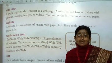 Class - 4 Subject :- Computer Chapter :- 8 Introduction to the Internet