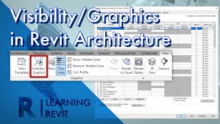 Understanding the Visibility/Graphics in Revit Architecture | Free Tutorial for Revit Beginners