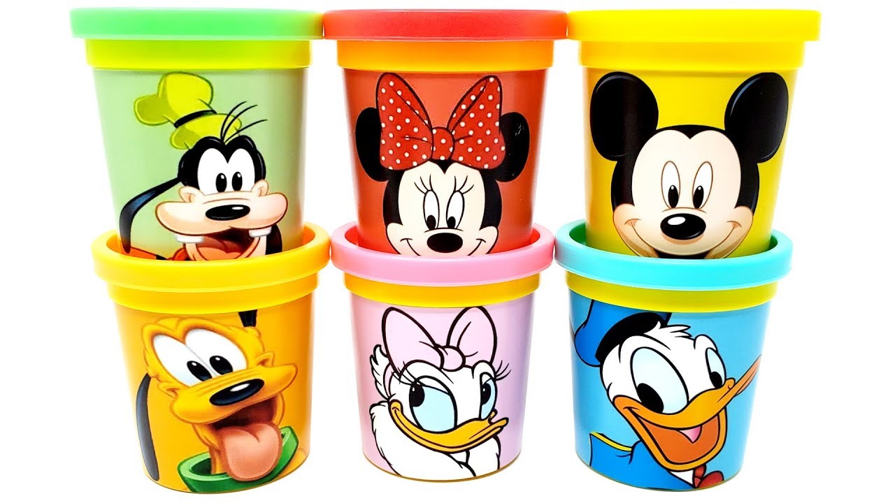 Play Doh Can Heads Mickey Mouse Clubhouse Surprise Toys Learn Colors For Kids Youtube Mickey Mouse Toys Mickey Mouse Parties Mickey Mouse Clubhouse