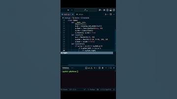 Rocket Landing Game in Python - Part 6/7⚡️ #shorts #coding #programming #python