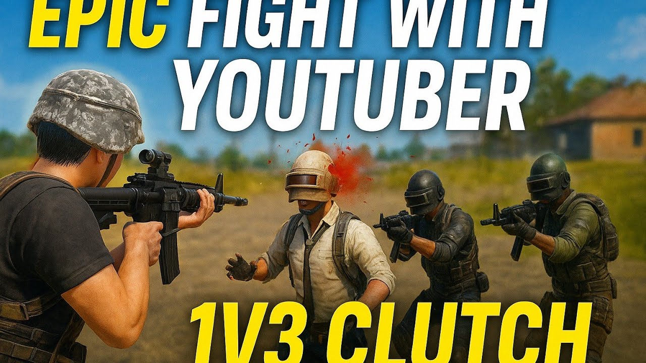 PUBG. Fight With YouTuber | Insane 1v3 Clutch | PUBG Mobile Highlights ...