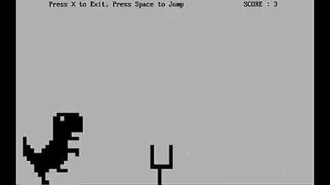 C++ Game Tutorial - Dinosauro Google