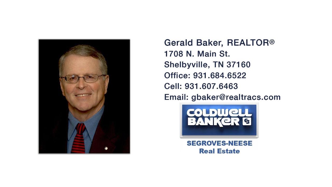 103 Stanley Davis Cir Shelbyville TN 37160 — Gerald Baker YouTube